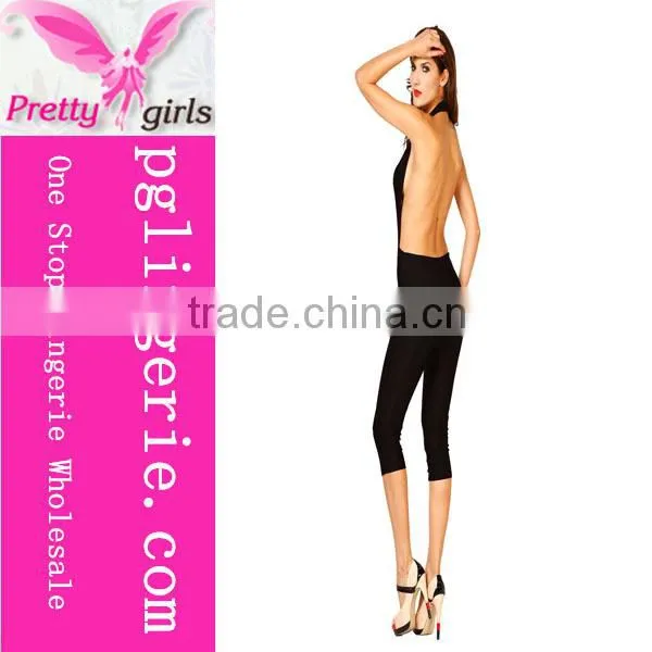 Ladies V-neck Cocktail Evening Jumpsuit photo-3