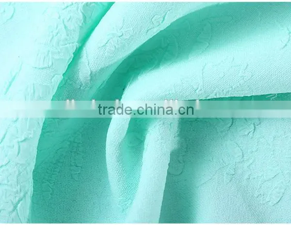 Nantong Textiles 100% Polyester Soft Warp Knitted Elastic Fabric for Autumn Fashion photo-2
