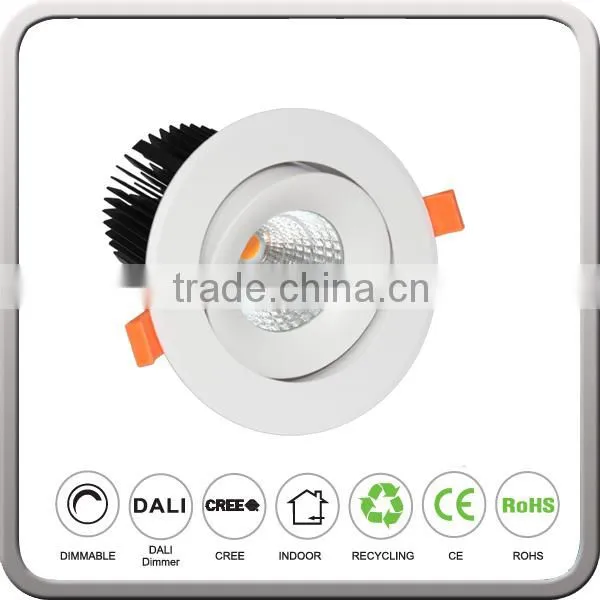 Shenzhen 2016 Adustable Cob 6W 9watt Downlight Recessed Led Down Light Fixtures photo-4