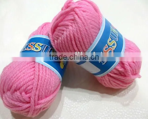 NM4/3 100% acrylic hand knitting chunky yarn