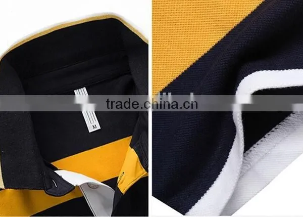 China Super Quality Fashion Striped Polo Men With Low Price photo-3