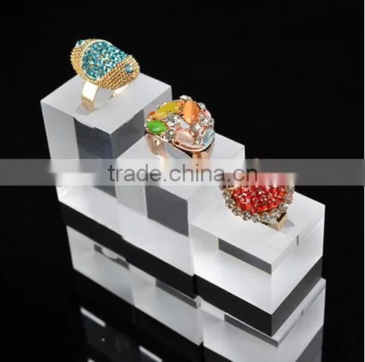 Solid Clear Acrylic Cube Block photo-4