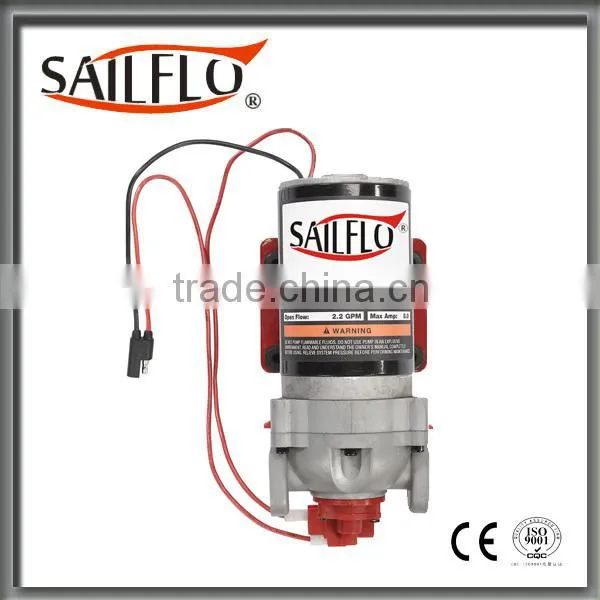 Sailflo 12V dc motor 2.2GPM 70psi automatic pressure control water pump/automatic pressure control water pump