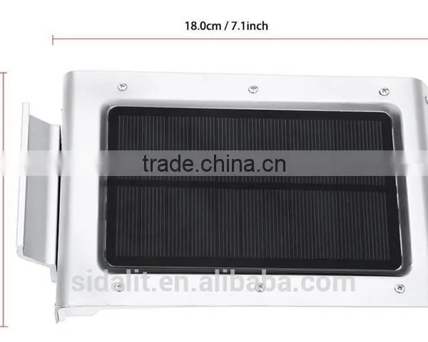 46 Led Aluminum Pad Ip65 450LM PIR Sensor + Light Control+weak Light Motion Sensor Solar Led Light photo-4