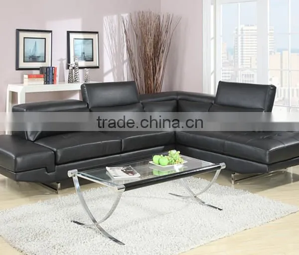 Corner Genuine Leather Sofa Set Modern Brown Sofas and L Shaped Sofa Cover