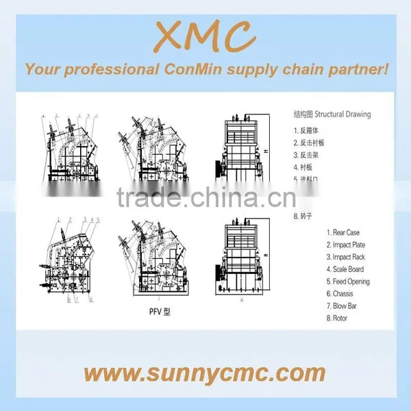 Mining Machinery Parts Impact Hammer Plate for Stone Impact Crusher (PF-1315V) photo-2
