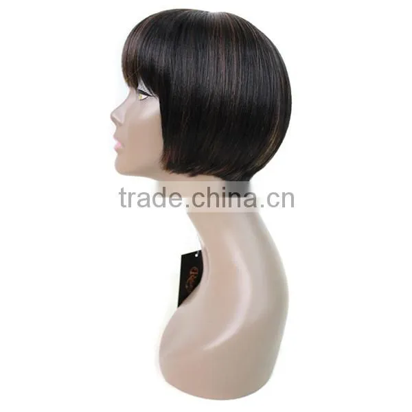 Latest Arrival Short Straight Style Lace Front Synthetic Hair Wigs photo-3