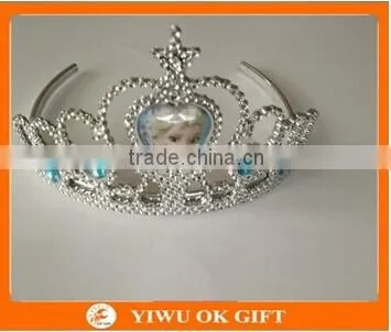 Hot Sale Frozen Elsa Crown Set Frozen Tiaras And Magic Wand For Girls Cosplay Hair Accessory photo-2