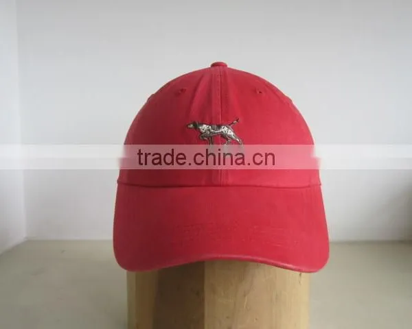 Red Cotton Baseball Caps photo-2