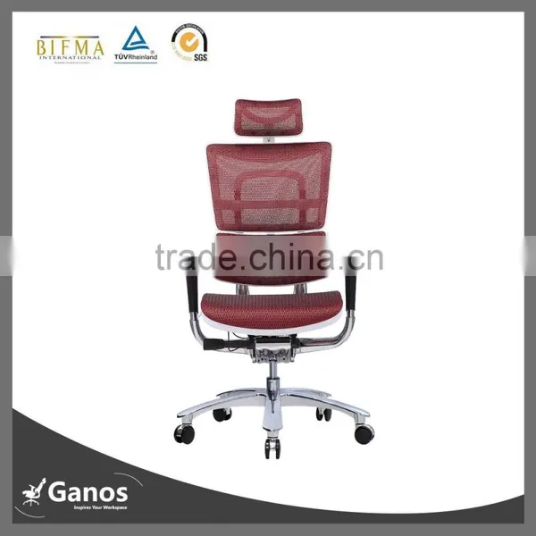 High Back Mesh Office Chair With Alloy Base photo-3