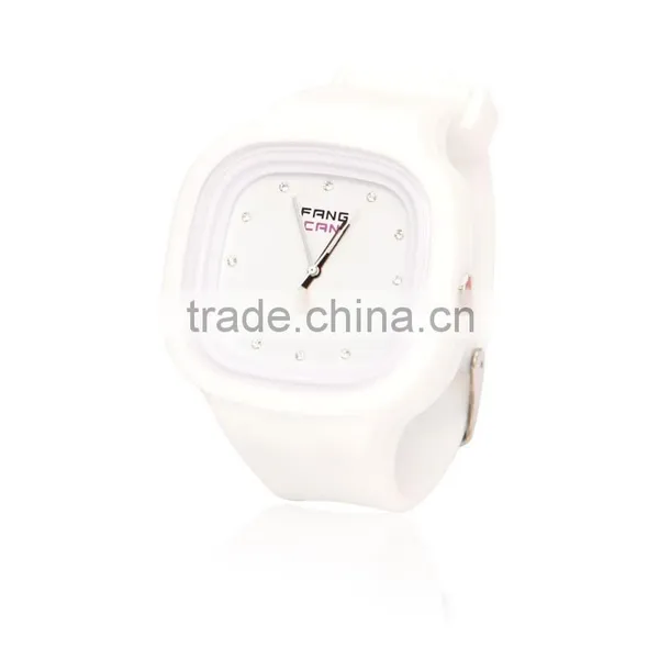 Fangcan Candy Color Inlay Diamond Watch photo-5