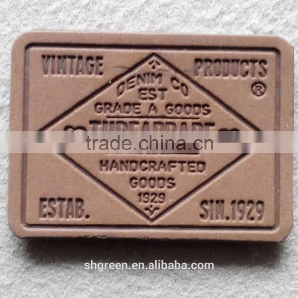 Chair Leather Emblem With Sewing Lines photo-3