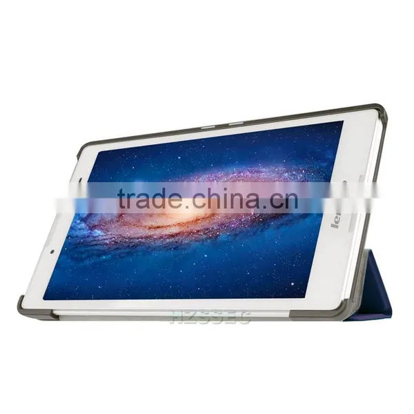 Hot Selling Top Quality Folio Leather Case Smart 8 Inch Tablet Cover For Lenovo Tab 2 A8-50 photo-6