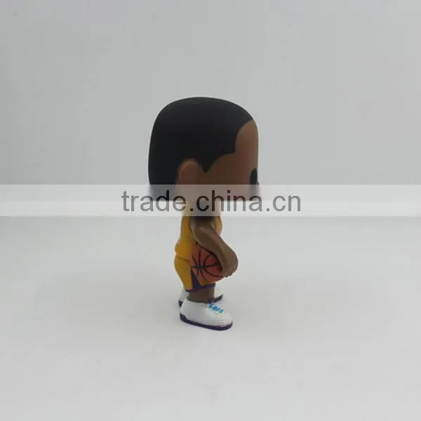 Custom Mini NBA Player Lakers Kobe Bryant Bobble Head Dolls Figurine Craft photo-2