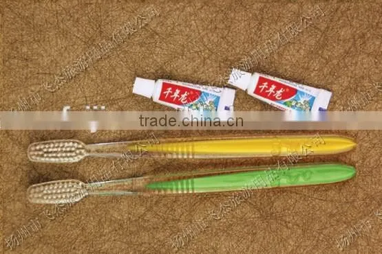 Cheap Plastic Hotel Toothbrush With 3g or 6g Toothpaste