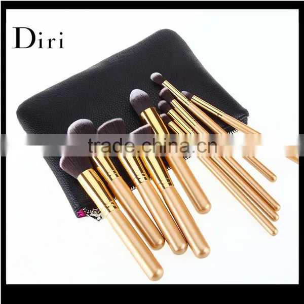 10Pcs Gold Private Label Makeup Brushes photo-2