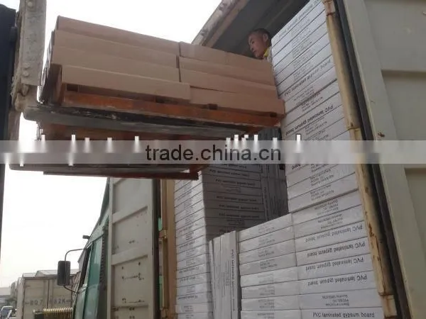 China PVC Laminated Gypsum Ceiling Tiles photo-6