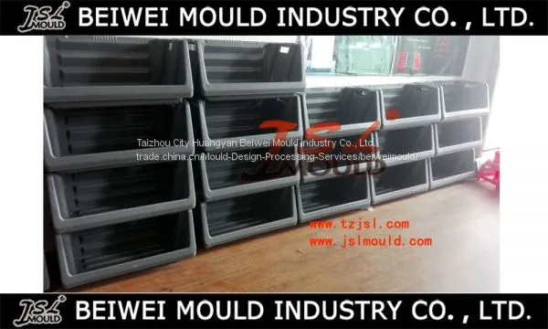 Injection Plastic Shelf Bin Mould