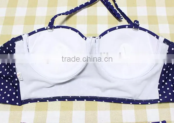 2016 New Arrival Wave Retro High Waist Bikini photo-5