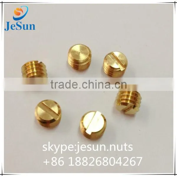 Brass Slotted Hexagon Socket Set Flat Point Screws Hidden Cameras photo-3