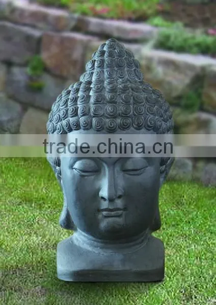 Large Resin Buddha Head Statue From China photo-2