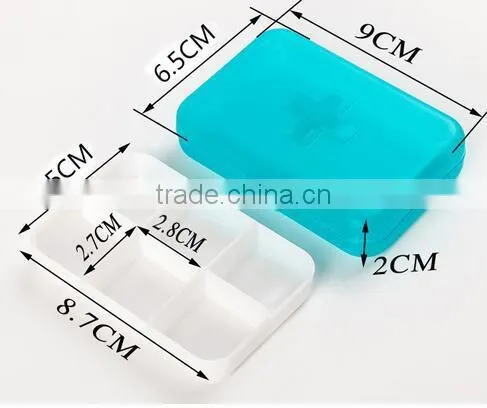 Cy274 6cells Cross Portable Medical Mini Pill Box Cases Medicine Drug Storage Box Jewelry Beads Organizer photo-6