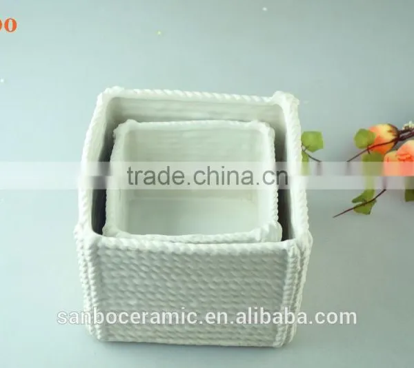 New Unique Design Hollowed Out White Ceramic Decorating Vase for Home photo-2