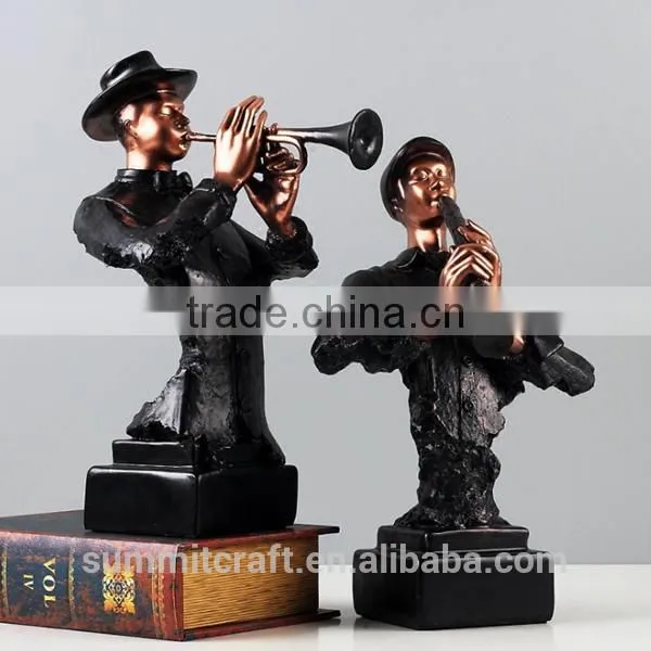 Mordern Art Decorative Resin Bust of Figurines Musicians photo-6