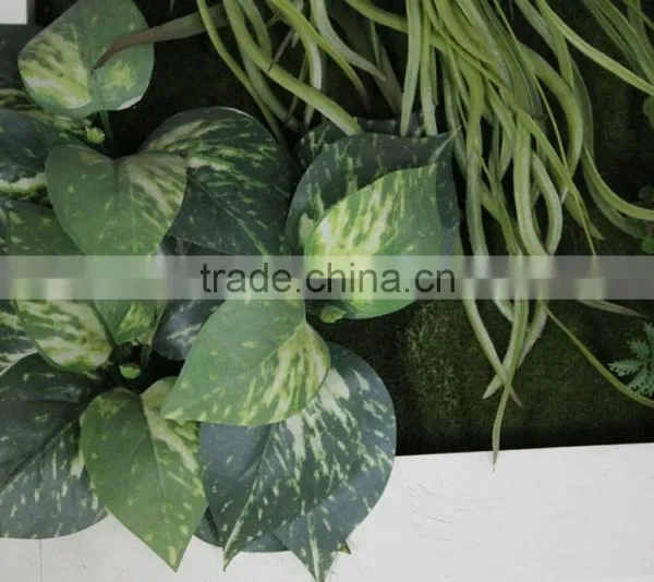 Fake Green Wall Hot Sale Hotel Artificial Leaf Wall(110X50cm) photo-2