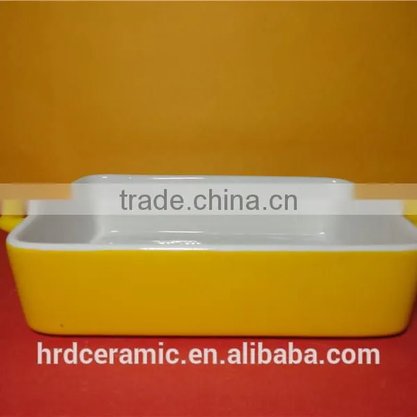 Microwave Safe Porcelain Dish Unique Bakeware With Handle photo-2