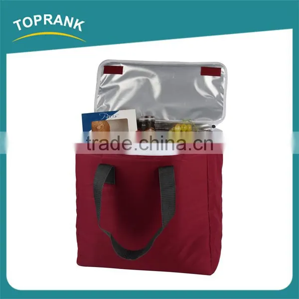 Cheap Wholesale Promotional Blank Soft 600D Insulated Tote Cooler Bag for Frozen Food photo-3