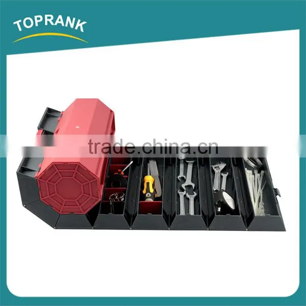 New Design Household Multifunction Compartment Folding Rolling Plastic Tool Storage Box photo-2