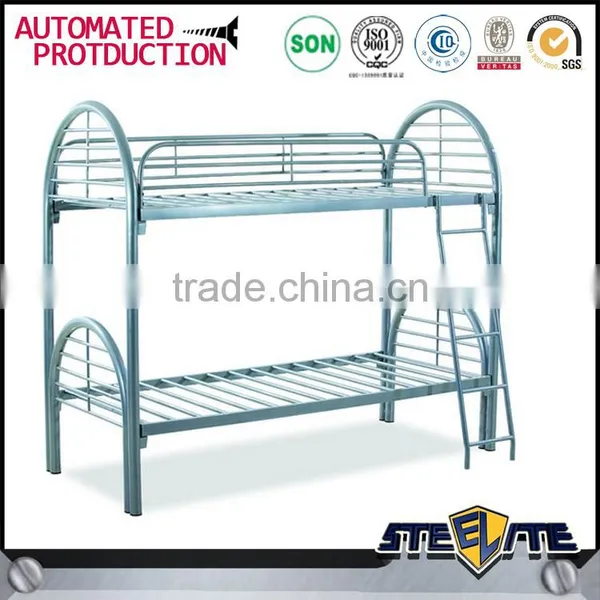 Iron Metal Type and Home Bed Specific Use Steel Bunk Bed photo-2