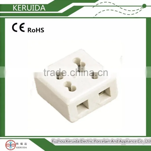 2-pole Ceramic Connection Terminal Block /porcelain Connector photo-3