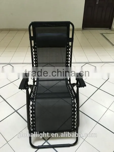 Metal Folding Zero Gravity Chair Camping Bed Beach Chair photo-3