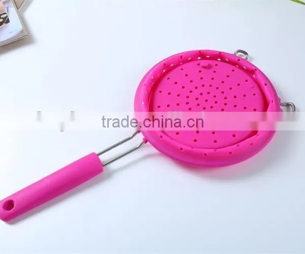 Silicone Food Strainer Food Steamer Combo Colander ,The Magic Strainer photo-3