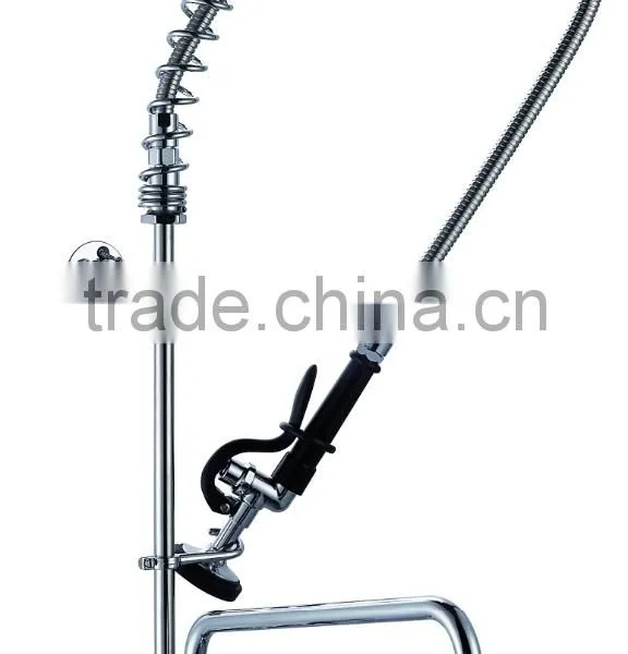 2016 8'' Wall Mounted Pre-rinse Unit With 12'' Swivel Spout&Wall Bracket,Tapered Thread Riser photo-2