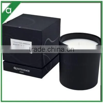 Apple Aroma Luxury Classic Black Soy Wax Scented Candle in Glass Jar photo-3