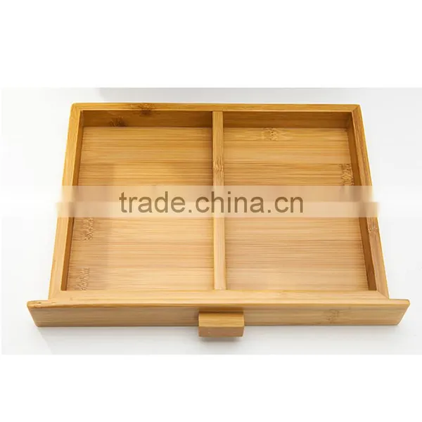 Aonong Bamboo Desk Organizer for Mobile Phones & Tablets/tissue Box photo-4