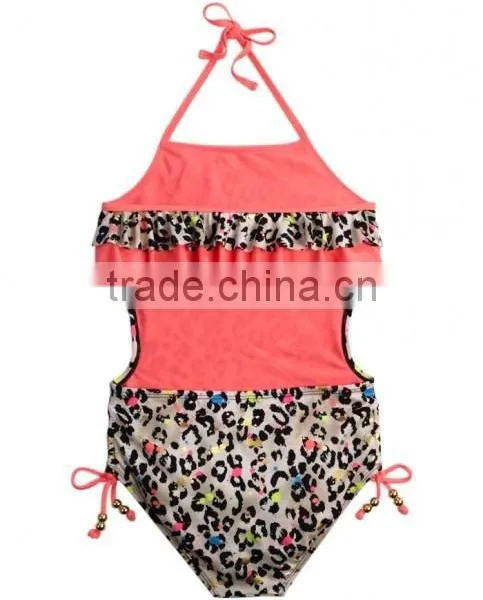 Children Stylish Folk Girl Swimwear photo-5