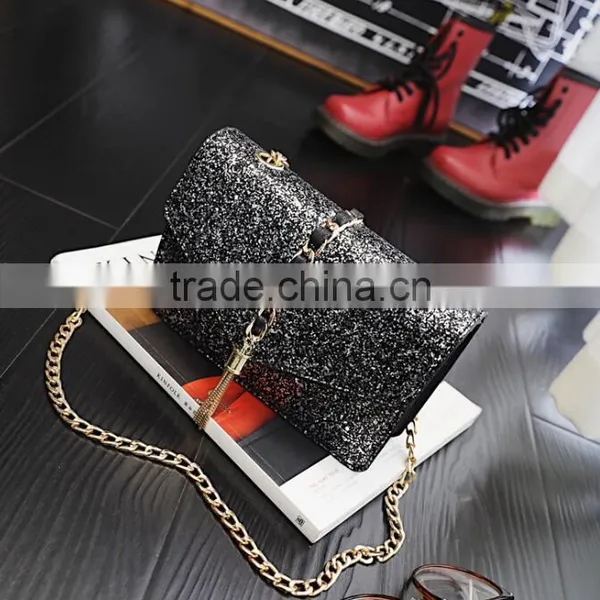Zm50364b 2017 Winter New Style Fashion Women Bag Chain Tassels Crossbody Bag photo-3