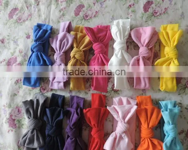 Wholesale Factory Baby Girls Bands Cute Hair Accessories Baby Hairbands Various Color Boutique Bowknot Bands Factory Direct Sale photo-2