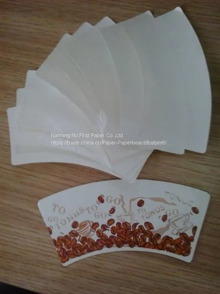Single Side Coated Cup Fan/Base Paper/Fan-shape Paper photo-3