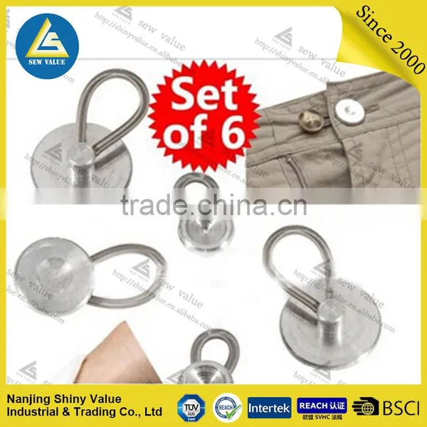 Widely Used Type Metal Buttons Extenders in High Tension With Strong Spring and Pit on the Surface photo-6