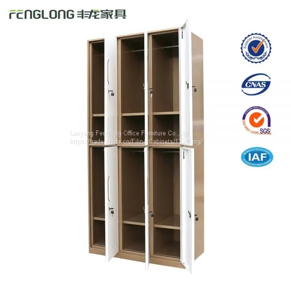 Modern Design Air Vent 6 Door Steel Storage Cabinet Clothes Lockers photo-2