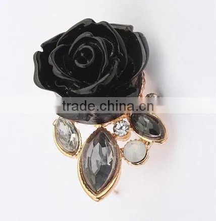 Retro Rose Flower Alloy Lady Sut Earring photo-5