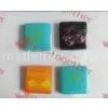 Eco-friendly Non-toxic Blue / Black / Orange Clear Epoxy Resin Stickers For Computer