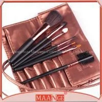 MAANGE 7 Piece Compact Makeup Brushes Kits Synthetic Hair