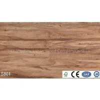 Waxed Unilin E1 Handscraped Laminate Hardwood Flooring (12mm HDF, CE)