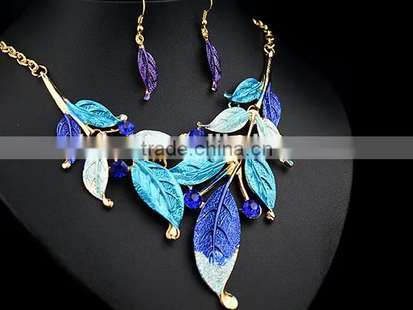 New Women Rhinestone Crystal Necklace Earring Wedding Bridal Jewelry Set photo-6